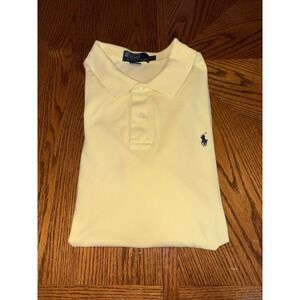 POLO Ralph Lauren Butter YELLOW Golf Shirt Size 2XL Fit Classic Pony Collar